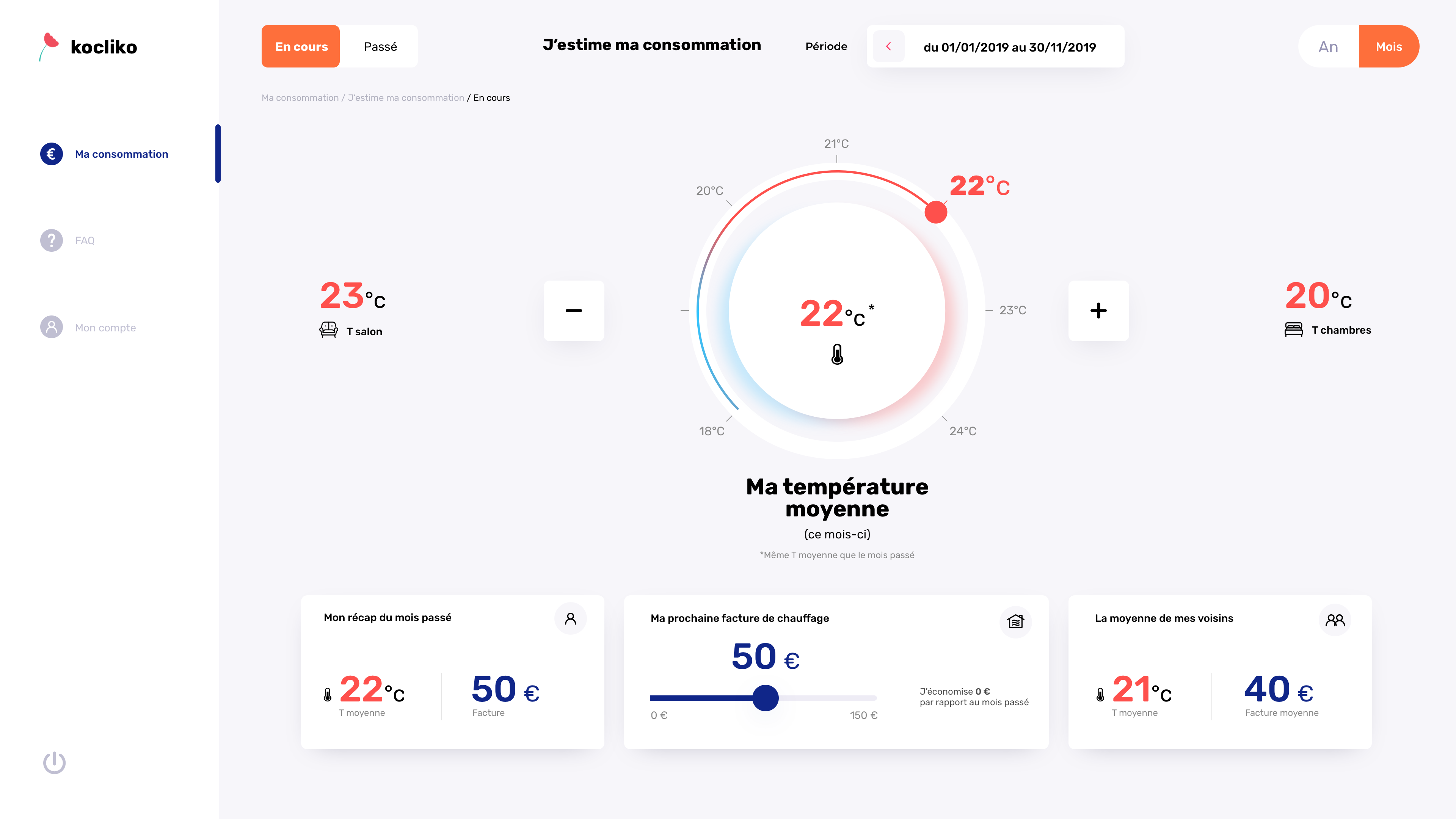 Répartition des frais de chauffage intelligente | Kocliko
