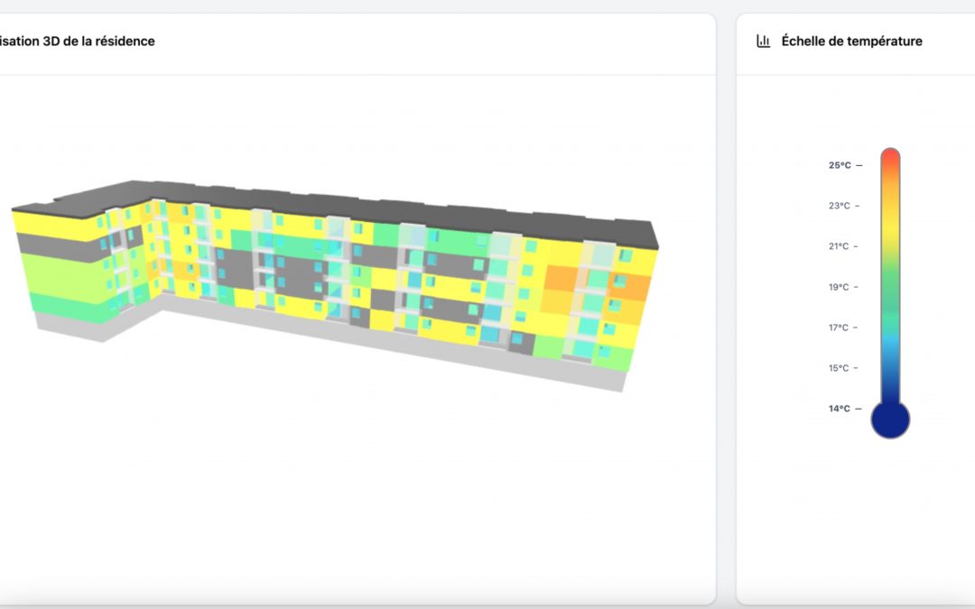 3D KOCLIKO : une nouvelle visualisation des bâtiments pour comprendre la température de chaque logement