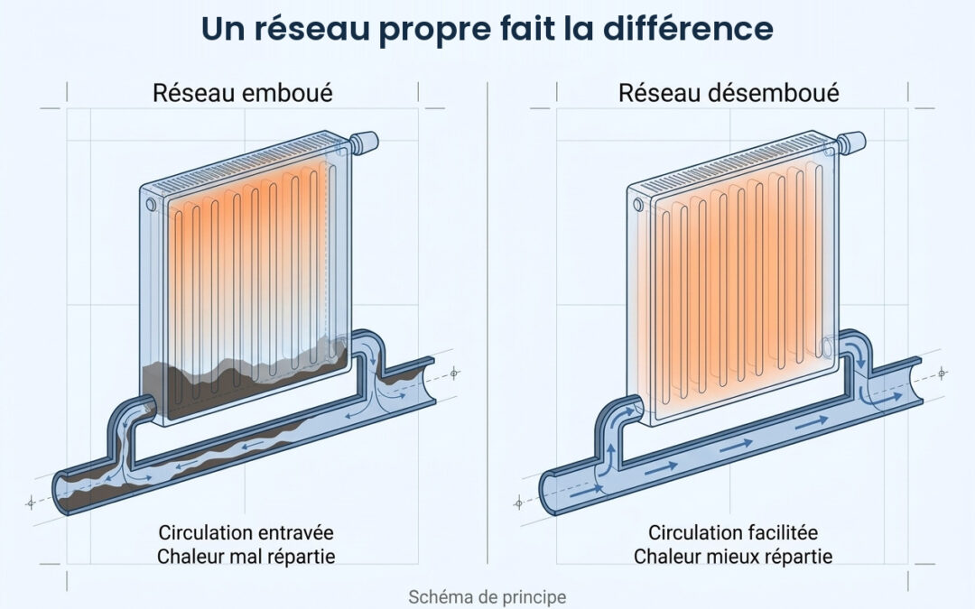 Désembouage chauffage collectif